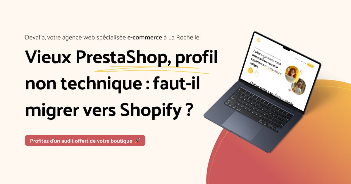 couverture post : Vieux PrestaShop : faut-il migrer vers Shopify ? 
